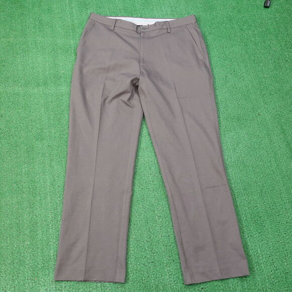 FJ FOOTJOY FLAT FRONT GREY GOLF PANTS MENS SIZE 38X32 - Picture 1 of 8